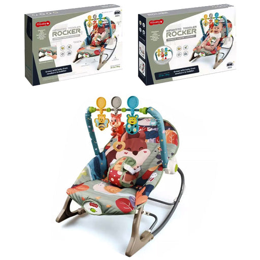 Infant To Toddler 2 in 1 Bay Rocker - Squirrel Grey - Toy Sets