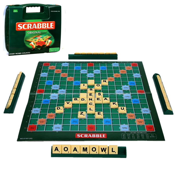 Scrabble Board Game Original Briefcase Set - Toy Sets