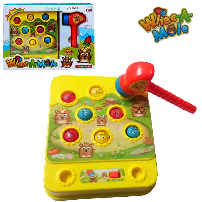 WHAC-A-MOLE Electronic Toy With Hammer Challenge Game Toy For Kids - Toy Sets