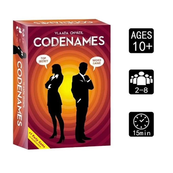 Codenames Board Game For Kids - 2 to 8 Players - Multi Color - Toy Sets