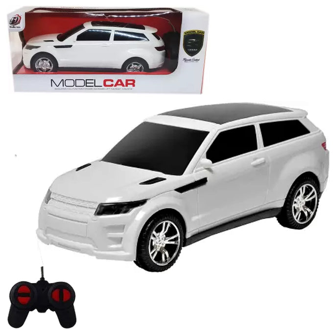 Remote Control Porsche SUV Car Model Toy for Kids - 4 Channel - White - Toy Sets