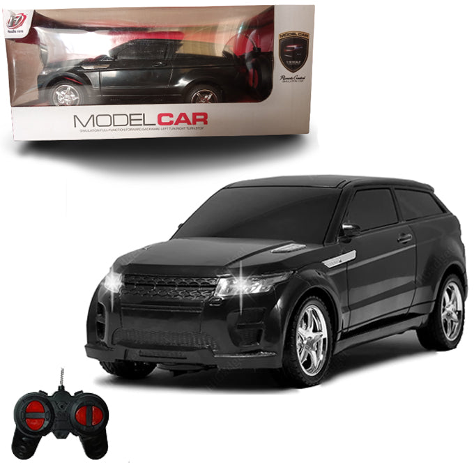 Remote Control Porsche SUV Car Model Toy for Kids - 4 Channel - Black - Toy Sets