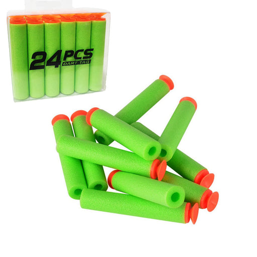 Nerf Soft Foam Darts - 24 Pieces - Green - Toy Sets