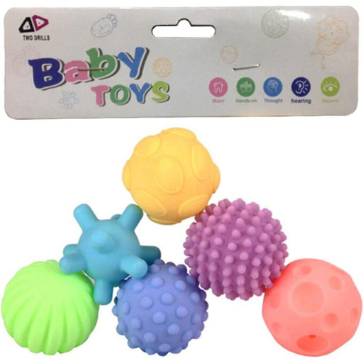 Corona Balls Pack Of 6 Baby Bath Toys - Multi Colors - Toy Sets