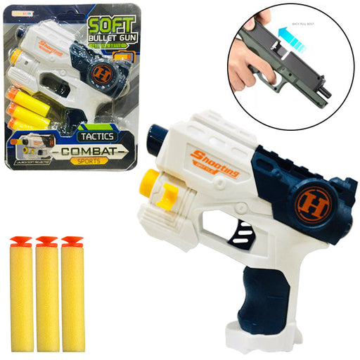 Mini Soft Darts Nerf Toygun Manual Reload - Toy Sets