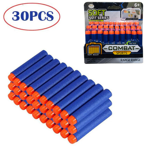 Nerf Soft Dart Foam Refill - 30 pcs - Blue - Toy Sets