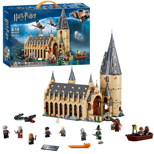 Harry Potter Hogwarts Great Half Building Blocks No.6035 - 924 Pcs - Toy Sets