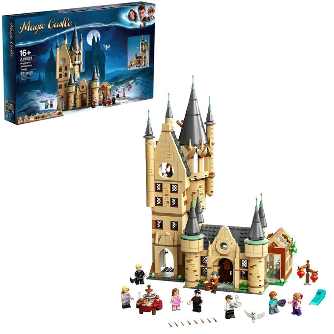 Harry Potter Hogwarts Astronomy Tower Building Blocks Set - A19023 - 971 pcs - Toy Sets