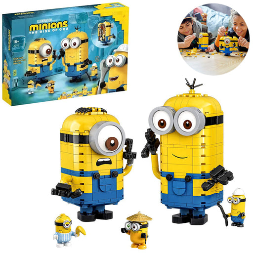 Gru's Brick Built Minions Lair Building Blocks Set No.A2112 - 876 Pcs - Toy Sets