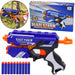 Blaze Storm Manual Pull Nerf Soft Darts Pistol With 10 Pcs Soft Darts - Toys For Boys - 7036 - Toy Sets