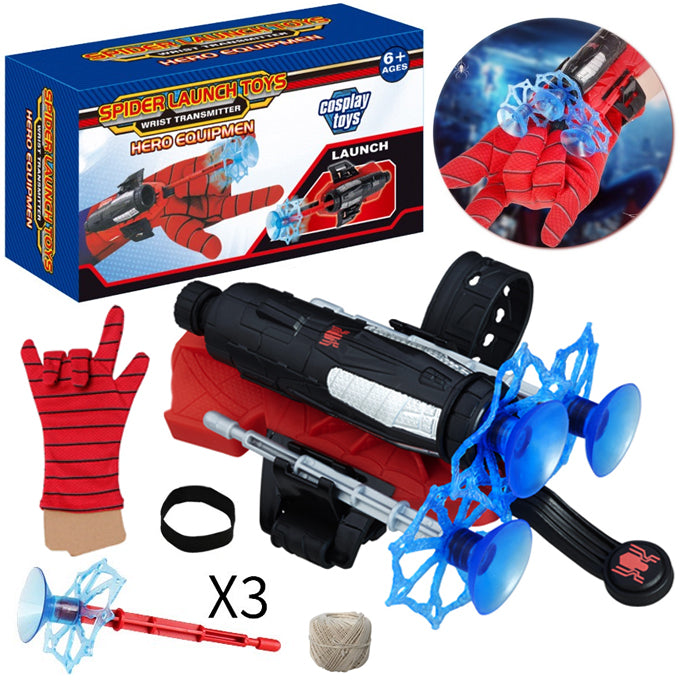 Spiderman Web Dart Shooter With Glove and Darts Launcher - Avengers Spiderman Toy - Toys For Boys - Toy Sets