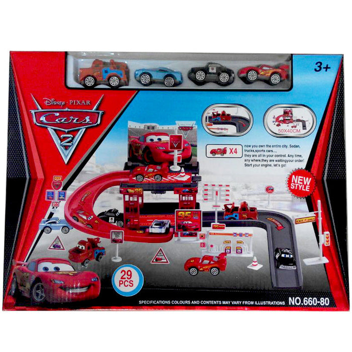 Disney Cars McQueen Track Set - 29 pcs