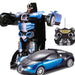 RC Transformer - Bugatti (Blue) Large - Toys