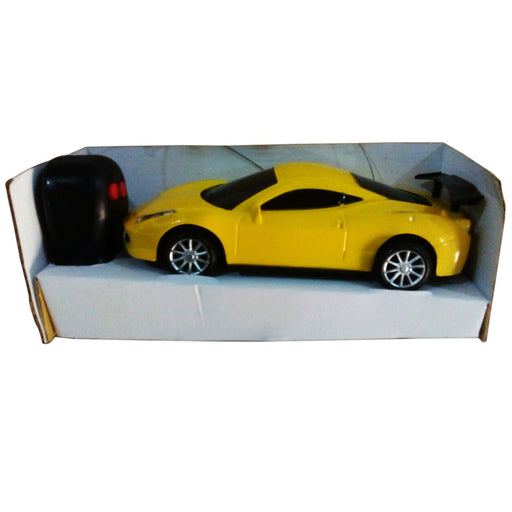 RC Ferrari Car - Yellow (Small)