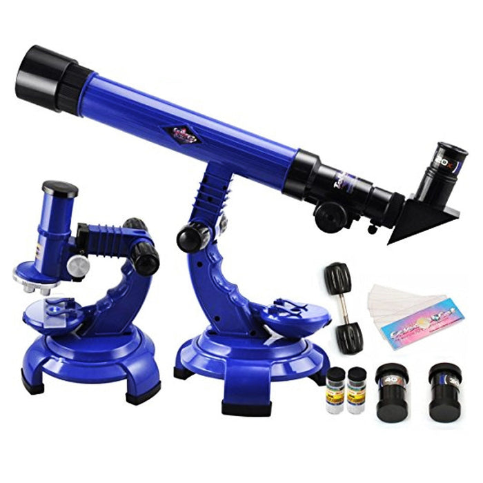 2 In 1 Microscope & Telescope Science Set for Kids - Toy Sets