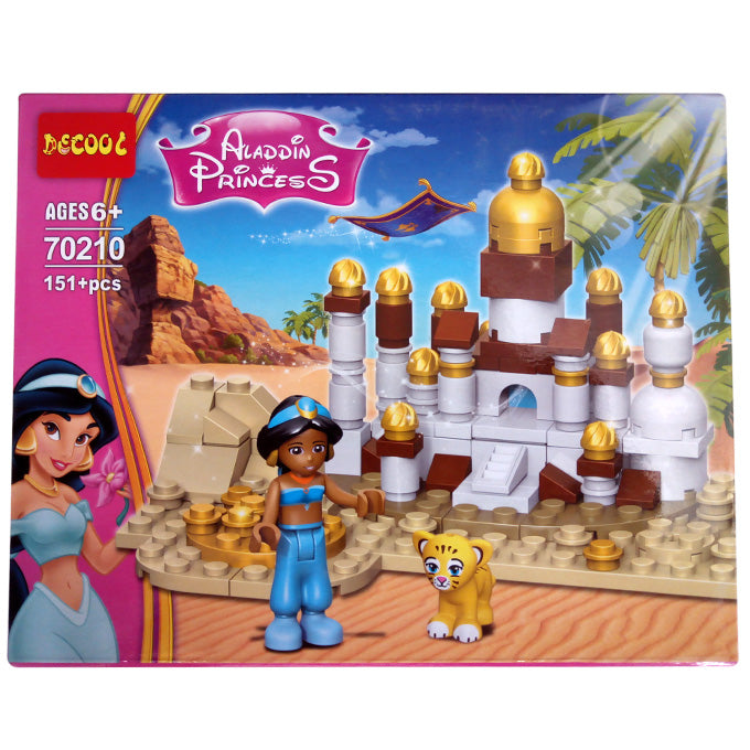 Disney Princess - Aladdin Jasmine Castle Blocks - Toy Sets