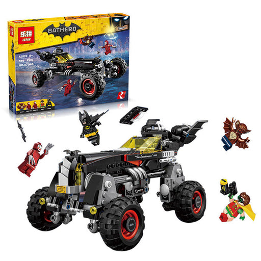 Batman & Robin Batmobile Chariot Model - Building Blocks - 07045 - Toddler Toys