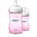 Natural II PP 260ml Bottle PK2 (Pink) - ReVogue