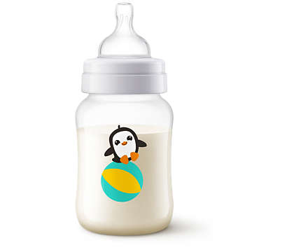 Anti-Colic Bottle PP 260ml Pk1 Pinguin - PHILIPS AVENT BOTTLES