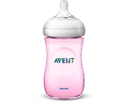 Natural II PP 260ml Bottle PK1 (Pink) - PHILIPS AVENT BOTTLES